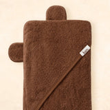 Hooded Towel - Chocolate