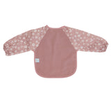 Waterproof Long Sleeve Bib - Dusty Pink