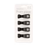 Pram Pegs 4pk - Black