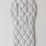 Pram Liner- Oatmeal & Stripe