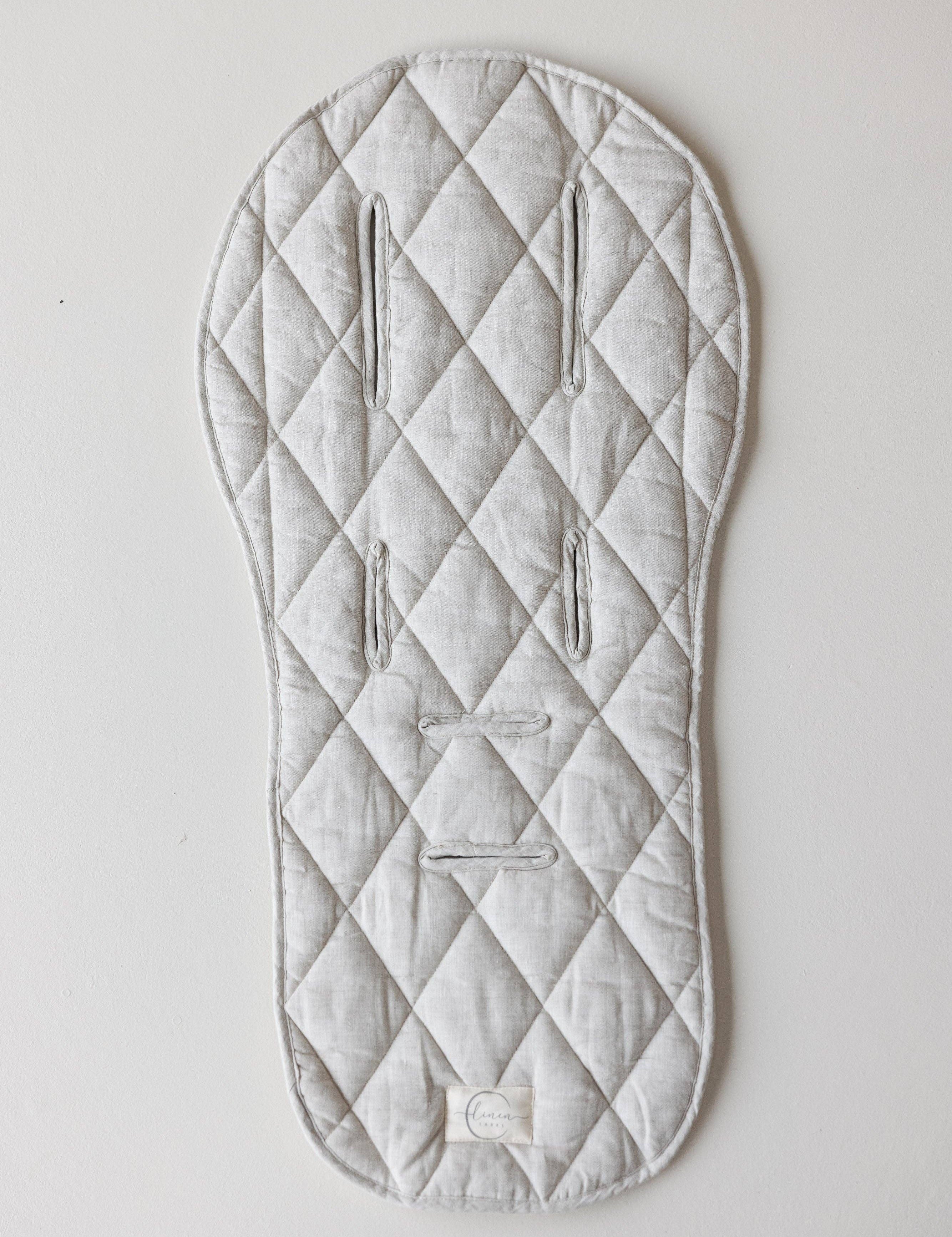 Pram Liner- Oatmeal & Stripe
