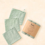 Wash Cloths 3 Pack - Sage