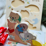 Wooden Aussie Animal Puzzle (Stacking Toy)