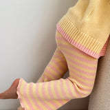 Stripe Flares ✿ Pink Lemonade
