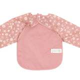 Waterproof Long Sleeve Bib - Dusty Pink