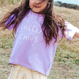 Cheeky Chops Tee ✿ Lavender