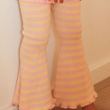 Stripe Flares ✿ Pink Lemonade