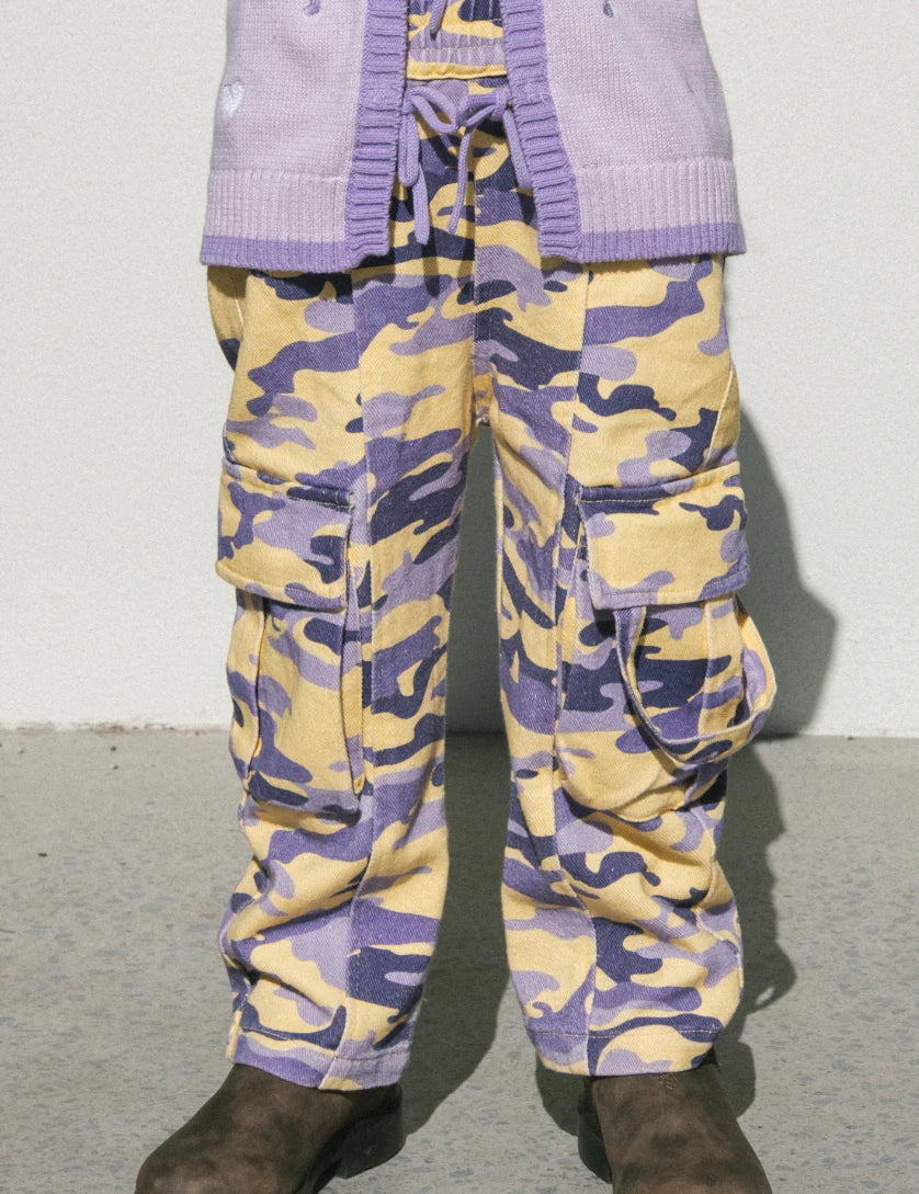 Camo Cargo Pant ✿ Ultraviolet