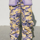 Camo Cargo Pant ✿ Ultraviolet