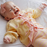 Heart Tie Up Cardigan ✿ Pink Lemonade