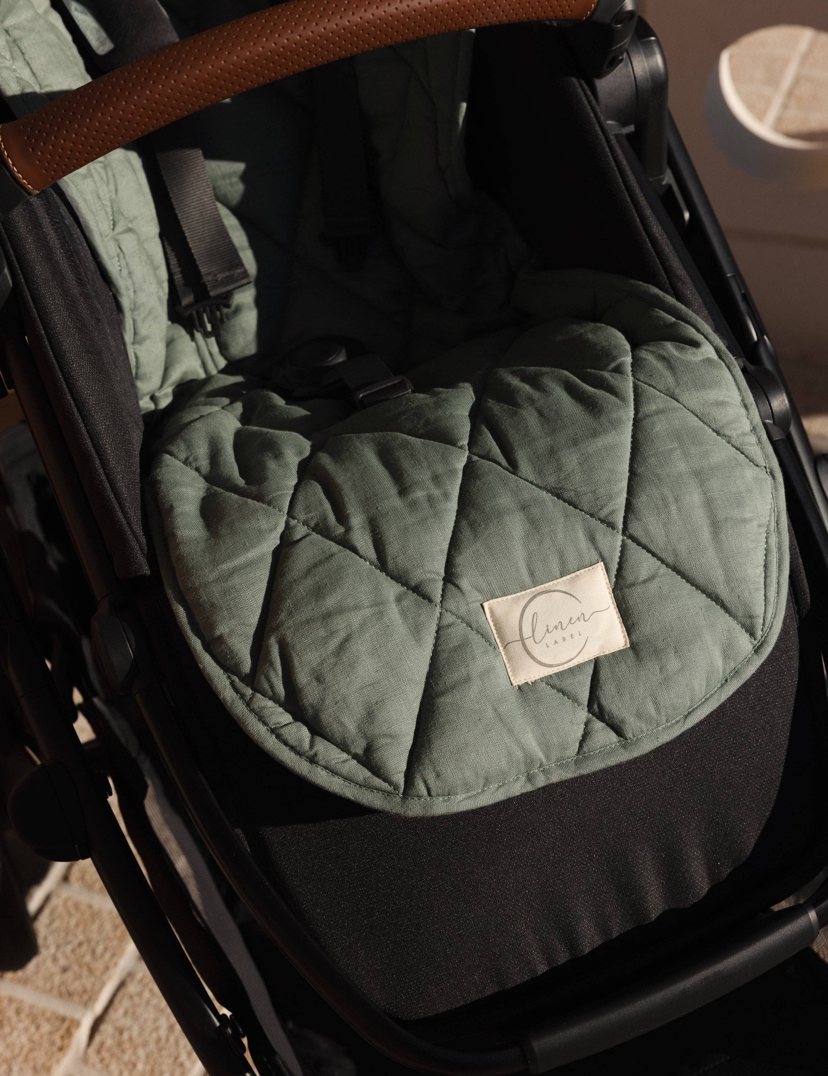 Pram Liner- Opal sage