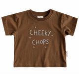 Cheeky Chops Tee ✿ Chocolate
