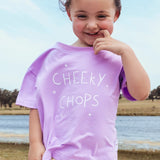 Cheeky Chops Tee ✿ Lavender