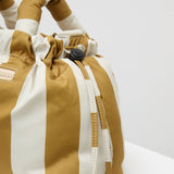 Pram Caddy - Gold Stripe