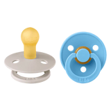 BIBS Pacifier - Colour | Latex | Mushroom/Breeze