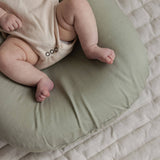 Baby Lounger Nest + Soft Sage Linen Cover