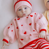 Heart Tie Up Cardigan ✿ Berry
