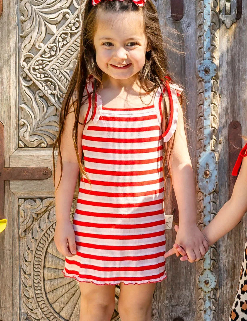 Florence Tie Dress ✿ Candy Stripes
