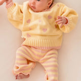 Stripe Flares ✿ Pink Lemonade