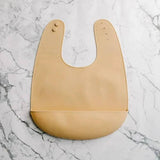 Silly Bib - SIlicone Feeding Bib: Biscoff