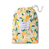Fitted Cot Sheet Sunny - Citrus