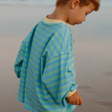 Stripe Long Sleeve Tee ✿ Pacific