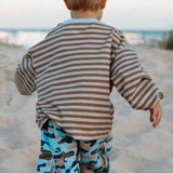 Stripe Long Sleeve Tee ✿ Stone