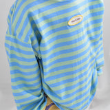 Stripe Long Sleeve Tee ✿ Pacific