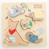 Wooden Aussie Animal Puzzle (Stacking Toy)
