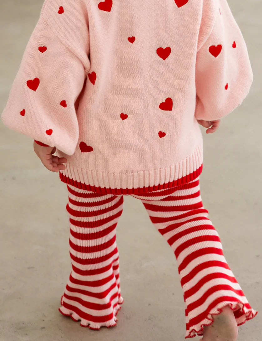 Stripe Flares ✿ Berry