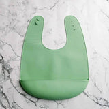 Silly Bib - SIlicone Feeding Bib: Mint Crisp