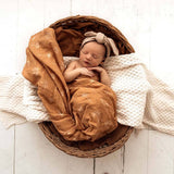 Bronze Palm Organic Muslin Wrap