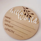 Hello World - Birth Announcement