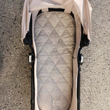 Pram Bassinet Liners- Gingham & Oat