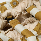 Pram Caddy - Gold Stripe