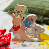 Wooden Aussie Animal Puzzle (Stacking Toy)