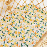 Bassinet Sheet / Change Pad Cover - Sunny Citrus
