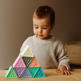 Triblox™ Silicone Stacking Blocks: Rainbow Pastel