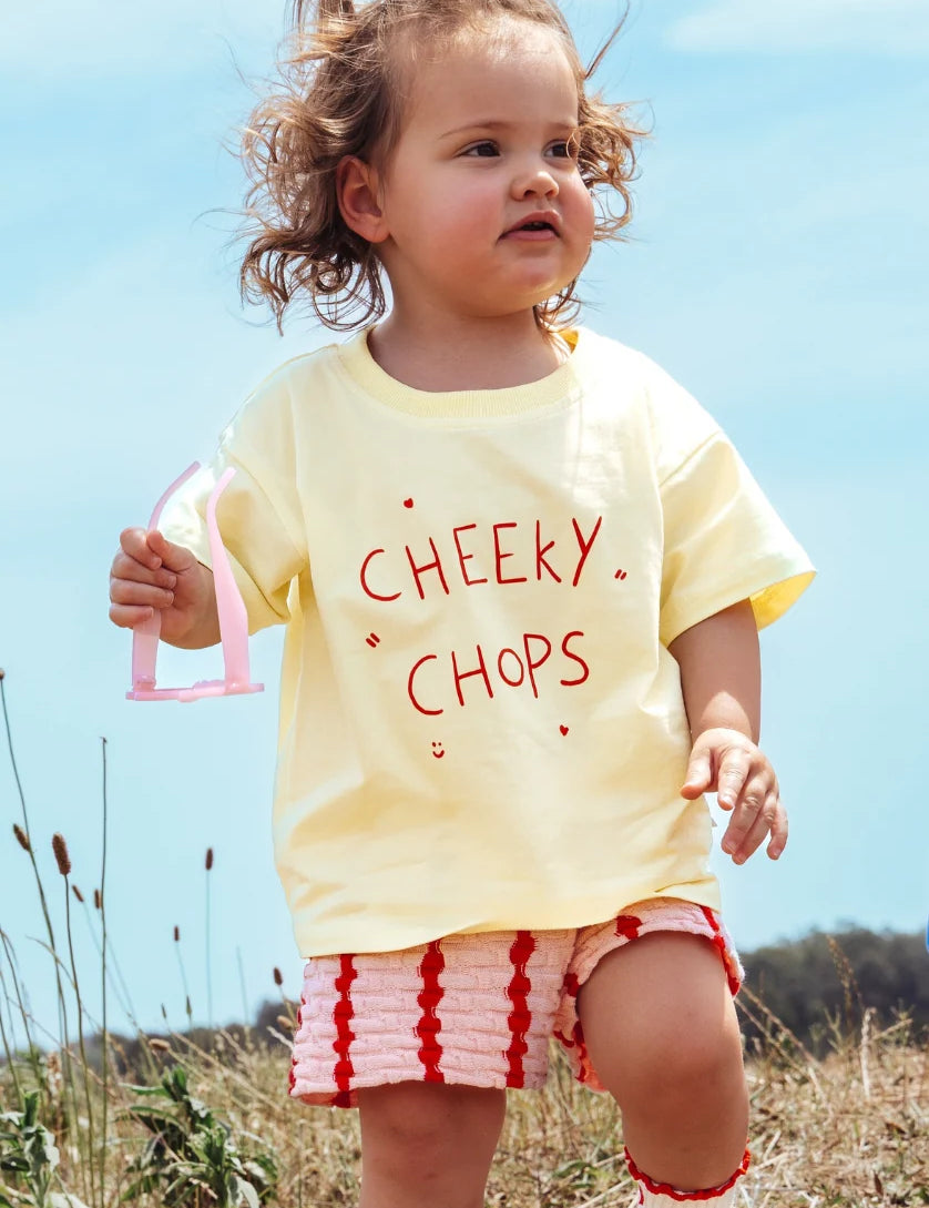 Cheeky Chops Tee ✿ Lemon