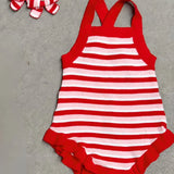 Rosie Romper ✿ Candy Stripes