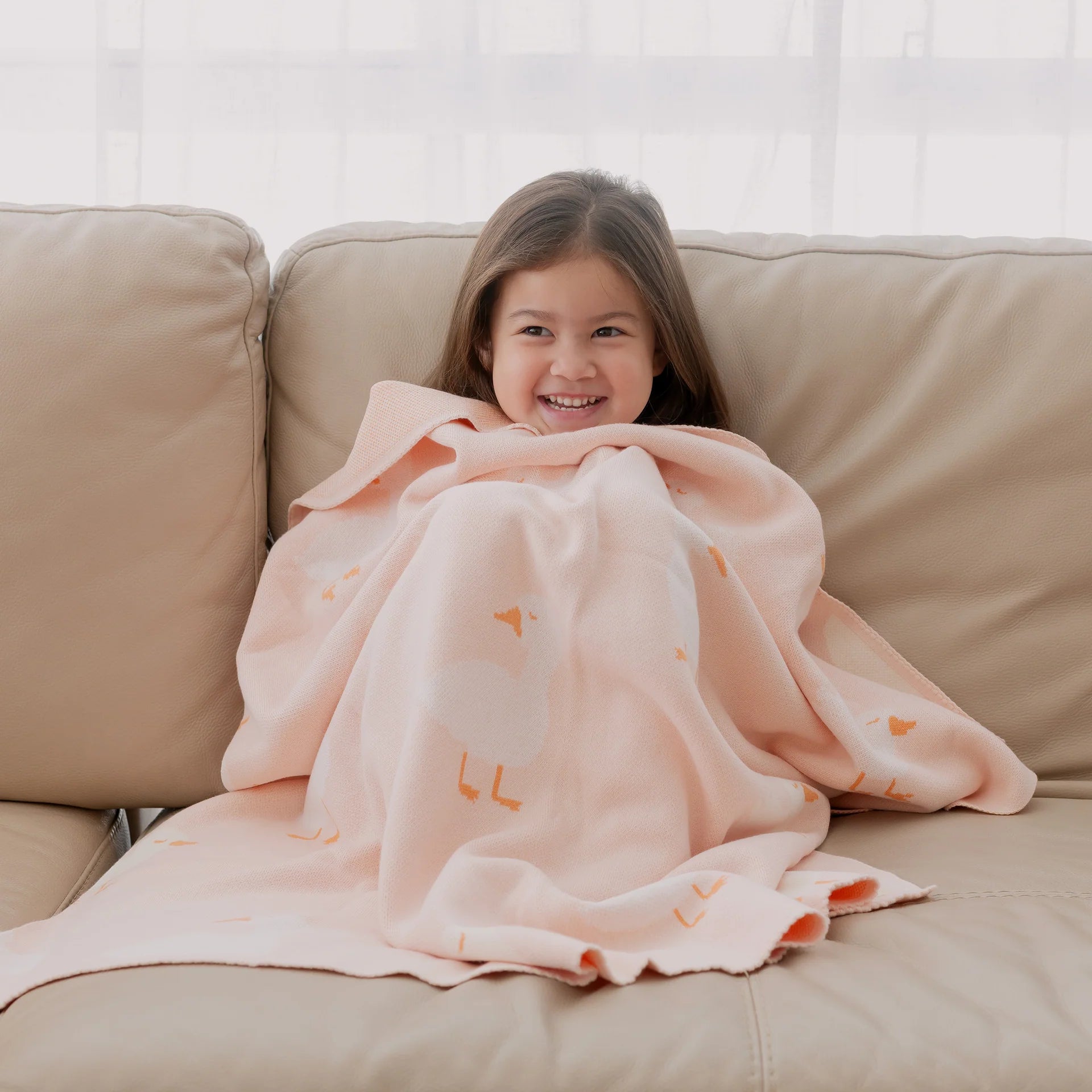 Pink Ducks Blanket