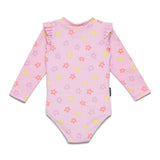 Crywolf Baby Long Sleeve Swimsuit - Hibiscus Bloom
