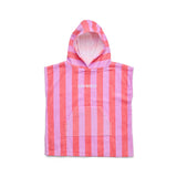 Crywolf Hooded Towel - Flamingo Stripe