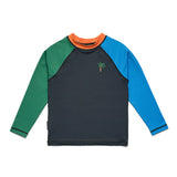 Crywolf Long Sleeve Rash Vest - Seaside Colourblock