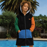 Crywolf Zip-Up Towel - Seaside Colourblock