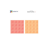 Pastel Lemon & Peach Base Plate 2 pc