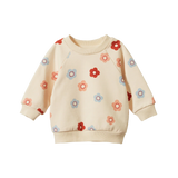 Emerson Sweater - Flora Stamp Print