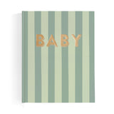 Baby Book Sage Stripe - 3rd Edition