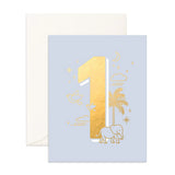 No. 1 Animals Greeting Card
