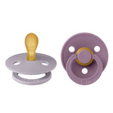 BIBS Pacifier - Colour | Latex | Symmetrical| Fossil Grey/Mauve